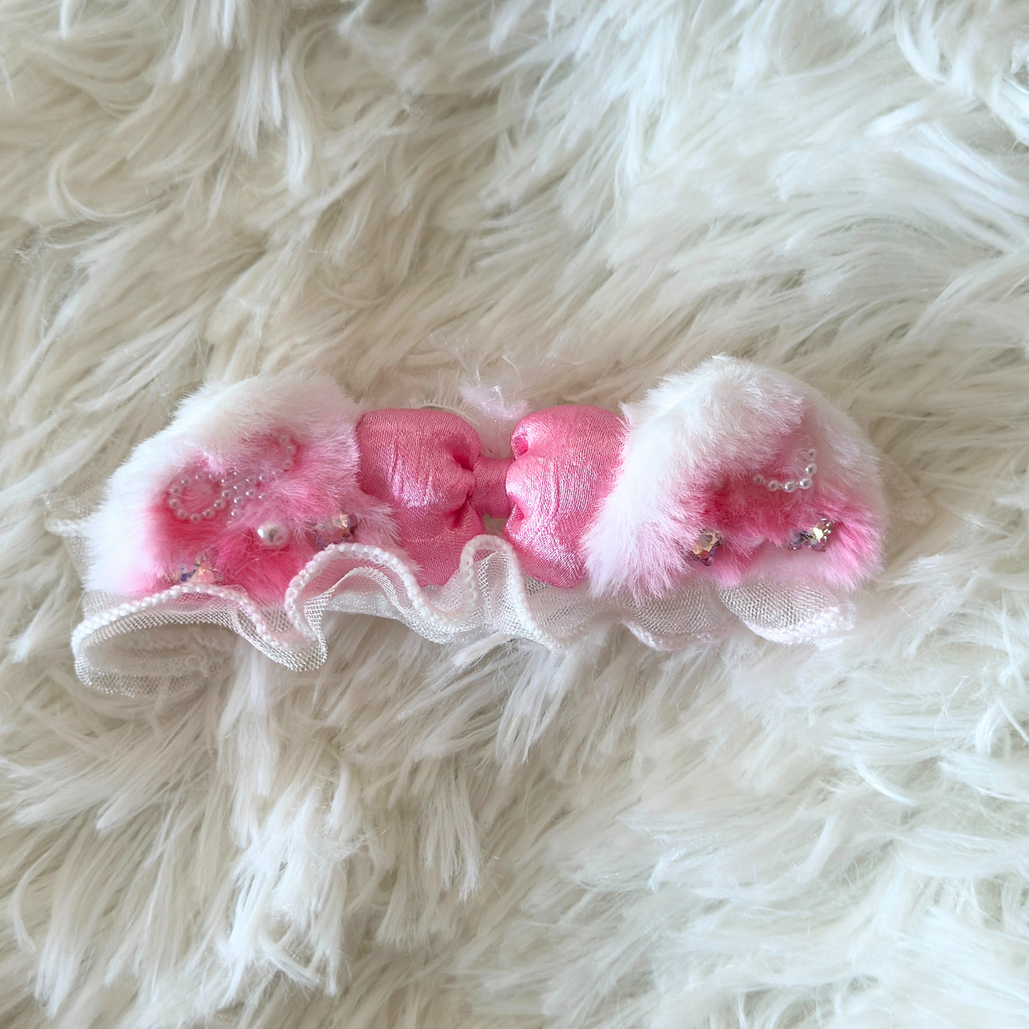 Kawaii Pink Labubu Outfit Set – 5PC Labubu Costume with Lace, Bows & Accessories
