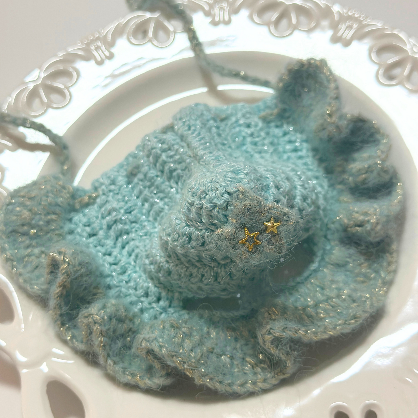Cozy Knitted Suspender Set β Handmade for Labubu Dolls