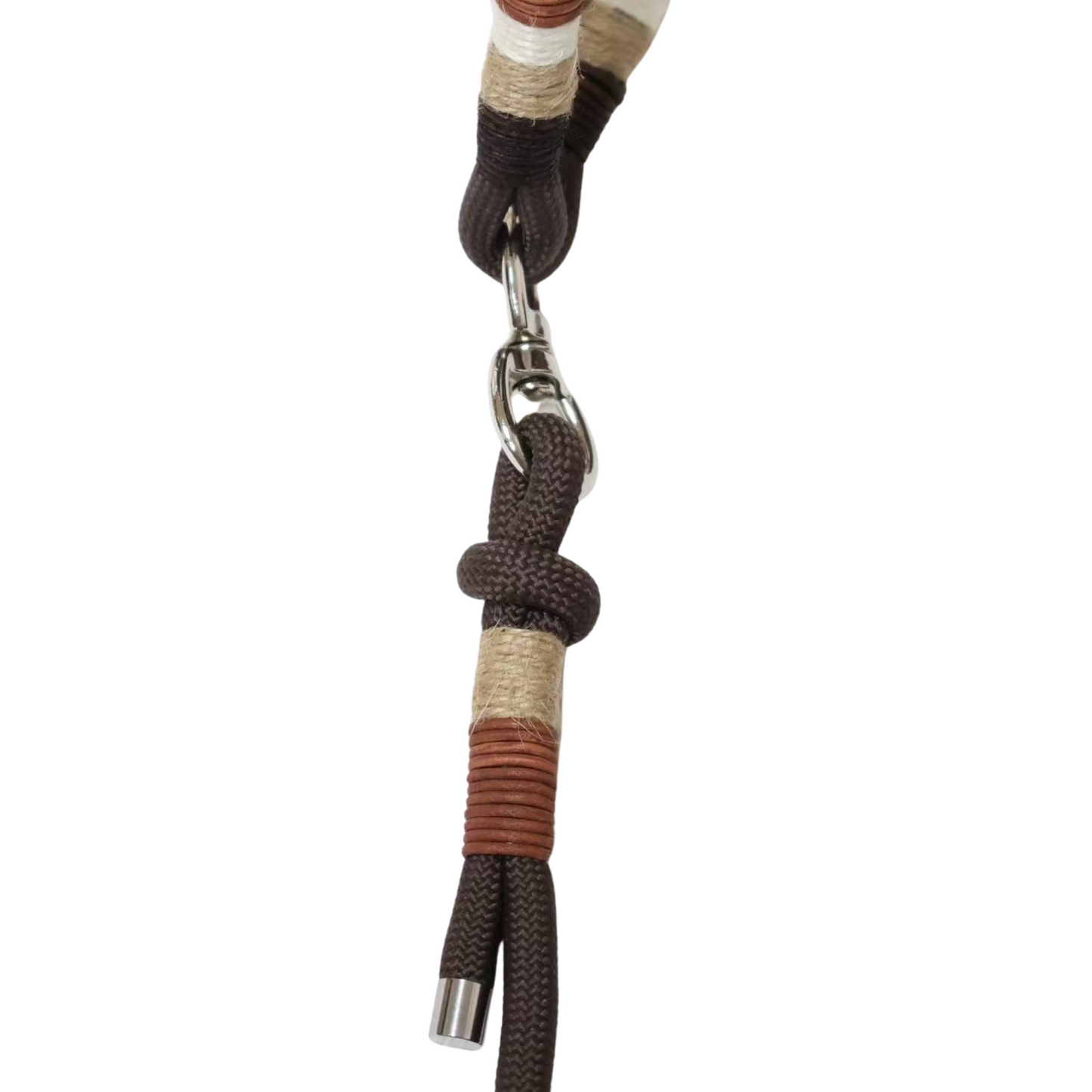 Original Design Handmade Brown Dog Leash – Durable Rope Leash with Classic Style for Small Pets