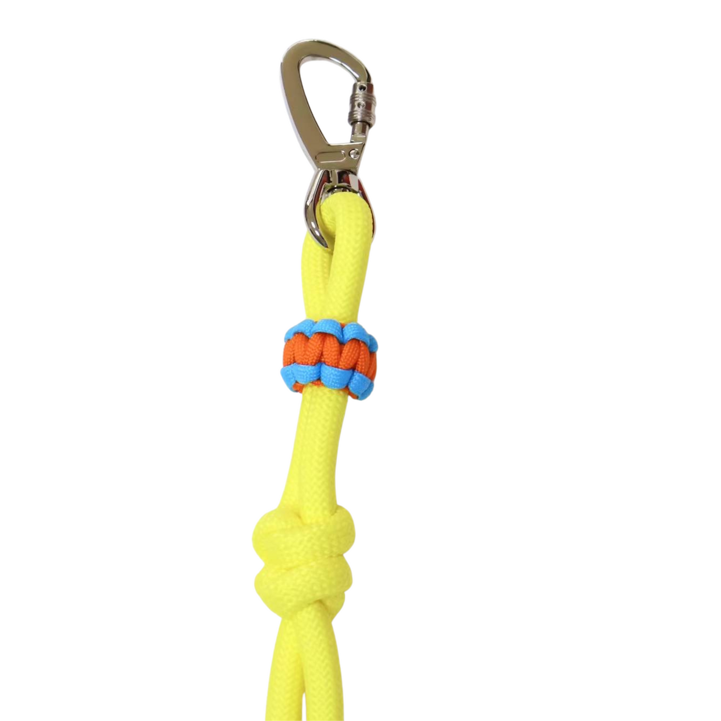 Handmade Colorful Dog Leash – Dopamine Style Rope Pet Lead with Flower Charm