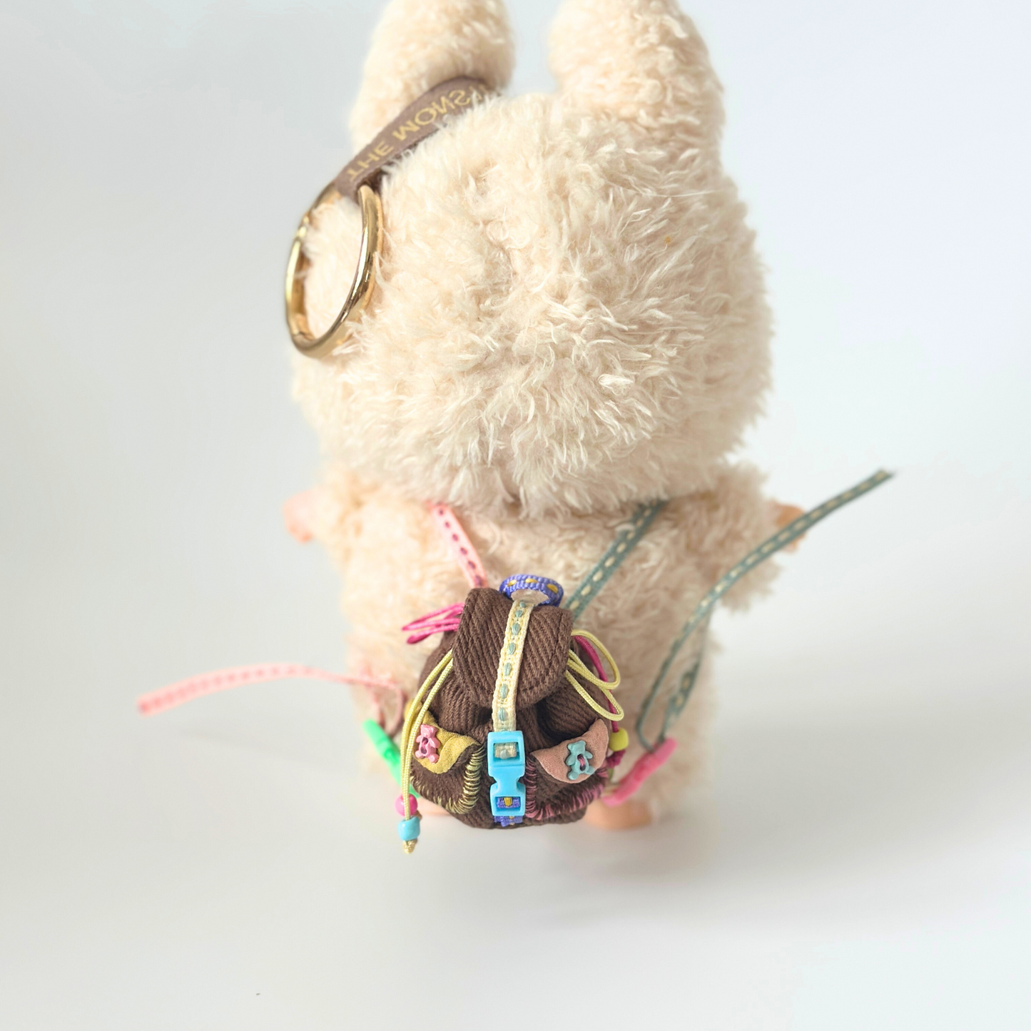 Handmade Doll Backpack – Colorful Mini School Bag for Labubu /BJD/Molly/Zsiga