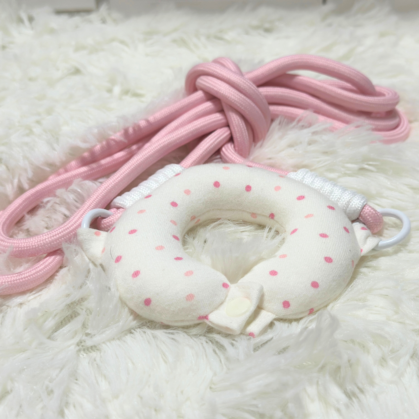 U-Shaped Labubu Neck Pillow Bag β Wearable Crossbody for Cute Labubus