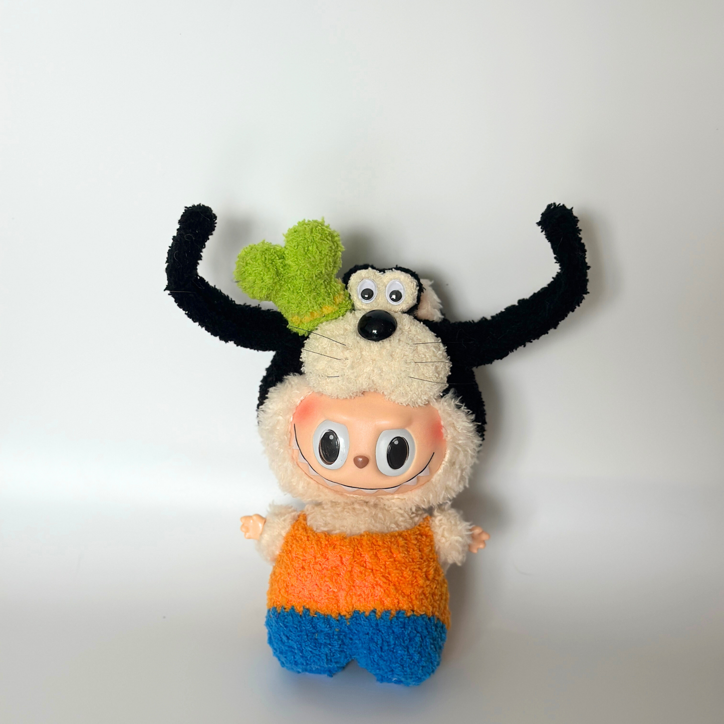 Goofy-Inspired Fuzzy Doll Outfit – Handmade Costume Set for  Labubu Dolls