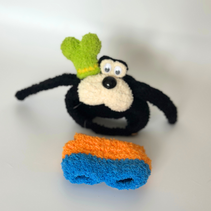 Goofy-Inspired Fuzzy Doll Outfit – Handmade Costume Set for  Labubu Dolls