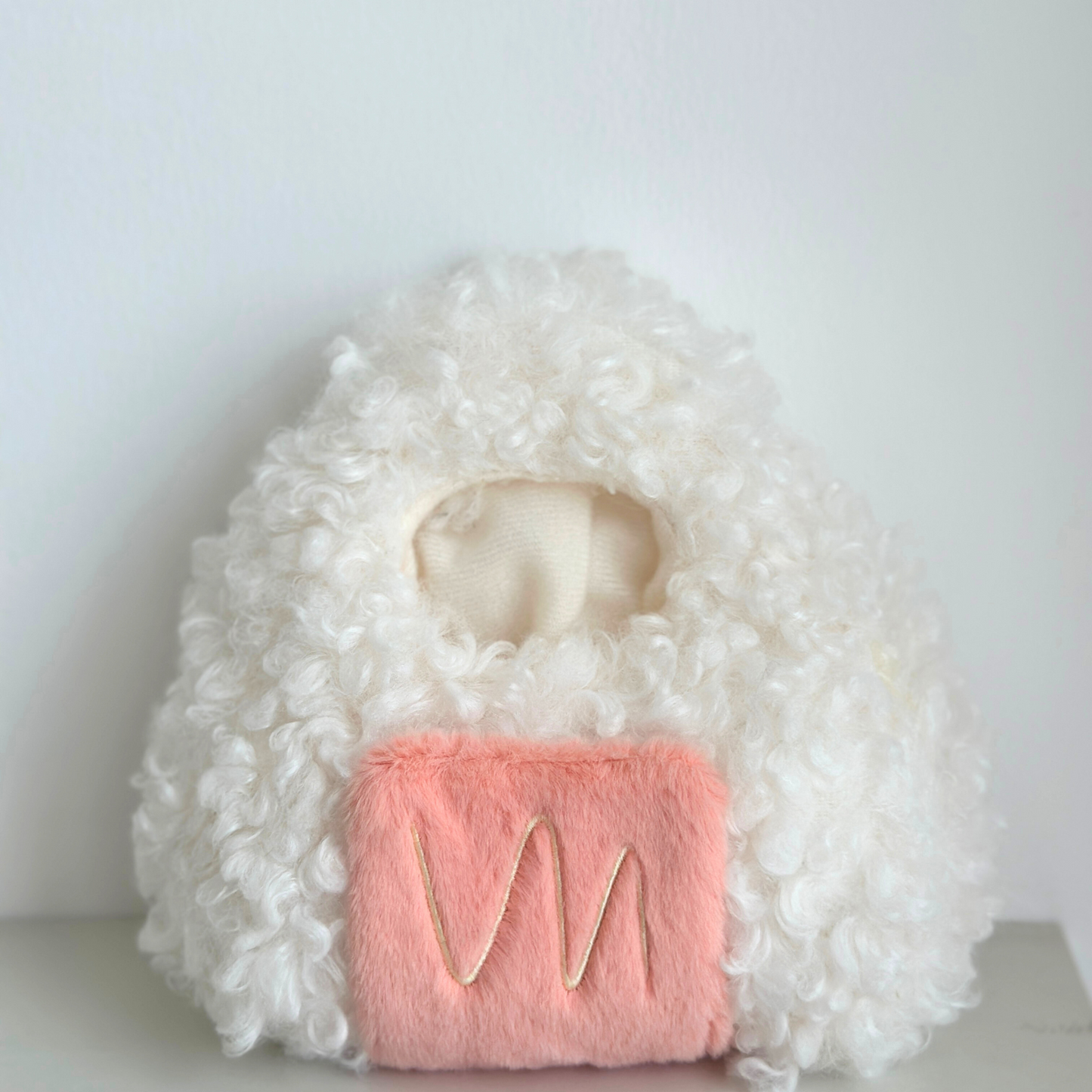 Onigiri-Inspired Labubu Outfit – Handmade Funny Costume for 17cm Labubu Dolls