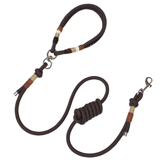 Original Design Handmade Brown Dog Leash – Durable Rope Leash with Classic Style for Small Pets