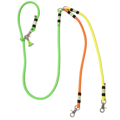 Custom Color Handmade Double Dog Leash – Dual Lead Rope Leash with Personalized Options